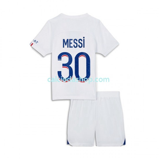 Maglia Paris Saint-Germain Messi 30 Gara Terza Completo Bambino 2-13 Anni 2022-2023 MC