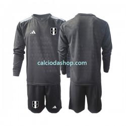 Maglia Portiere Perù Gara Home Completo Bambino 2-13 Anni 2023 ML