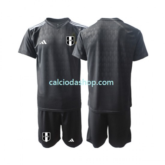 Maglia Portiere Perù Gara Home Completo Bambino 2-13 Anni 2023 MC