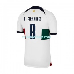 Maglia Portogallo B.Fernandes 8 Gara Away Uomo Mondiali 2022 MC