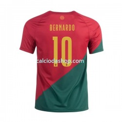 Maglia Portogallo Bernardo 10 Gara Home Uomo Mondiali 2022 MC