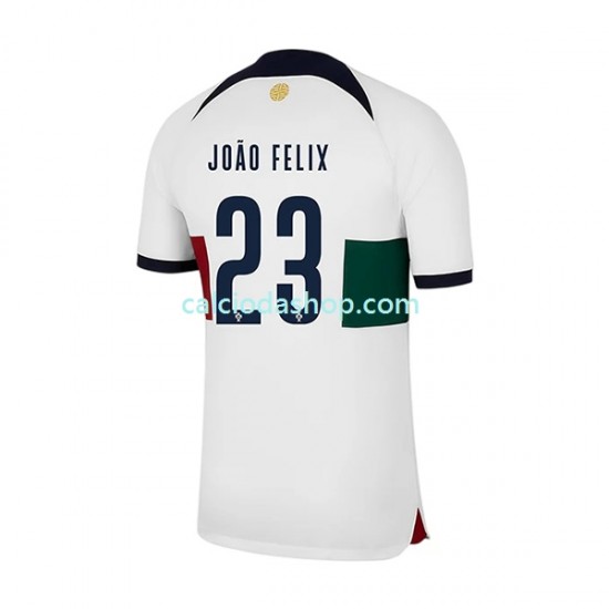 Maglia Portogallo Joao Felix 23 Gara Away Uomo Mondiali 2022 MC