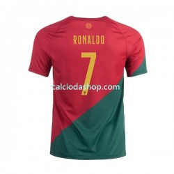 Maglia Portogallo Ronaldo 7 Gara Home Uomo Mondiali 2022 MC