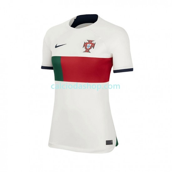 Maglia Portogallo Gara Away Donna Mondiali 2022 MC