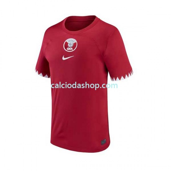 Maglia Qatar Gara Home Uomo Mondiali 2022 MC