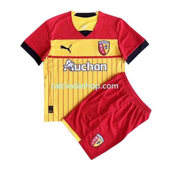 Maglia RC Lens Gara Home Completo Bambino 2-13 Anni 2022-2023 MC