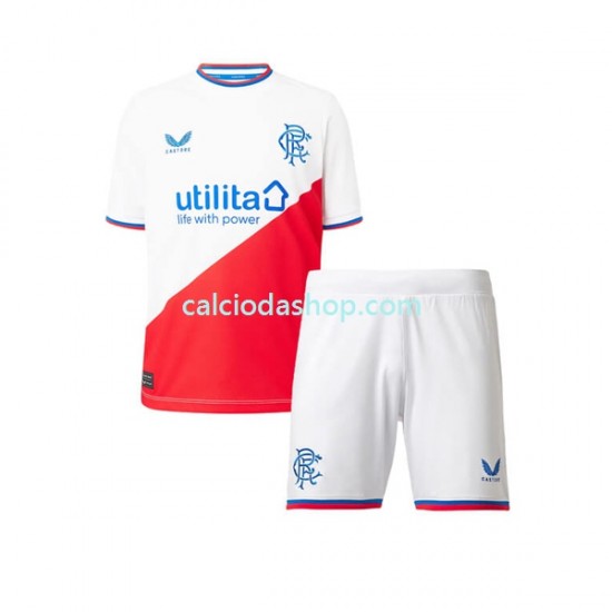 Maglia Rangers Gara Away Completo Bambino 2-13 Anni 2022-2023 MC