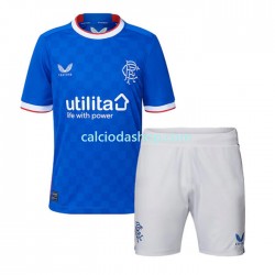 Maglia Rangers Gara Home Completo Bambino 2-13 Anni 2022-2023 MC