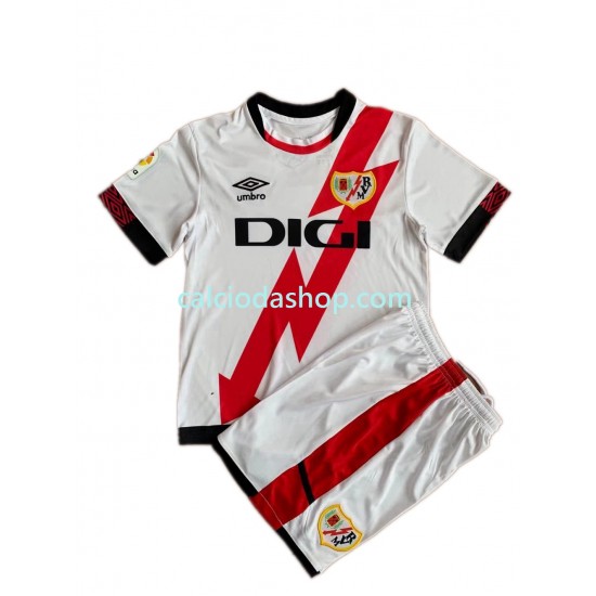 Maglia Rayo Vallecano Gara Home Completo Bambino 2-13 Anni 2021-2022 MC