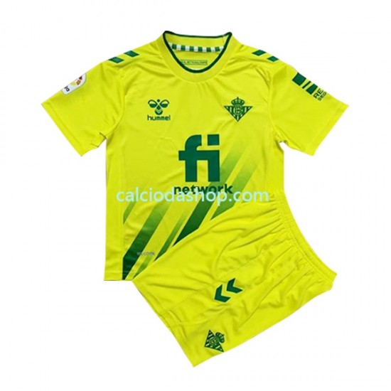 Maglia Portiere Real Betis Gara Away Completo Bambino 2-13 Anni 2022-2023 MC