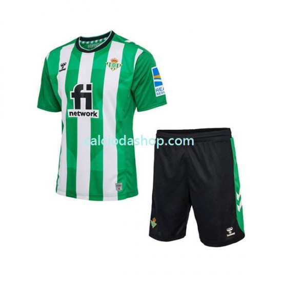 Maglia Real Betis Gara Home Completo Bambino 2-13 Anni 2022-2023 MC