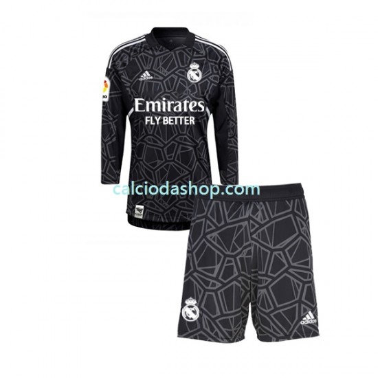 Maglia Portiere Real Madrid Gara Away Completo Bambino 2-13 Anni 2022-2023 ML