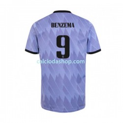 Maglia Real Madrid Karim Benzema 9 Gara Away Uomo 2022-2023 MC