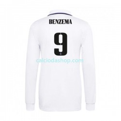 Maglia Real Madrid Karim Benzema 9 Gara Home Uomo 2022-2023 ML