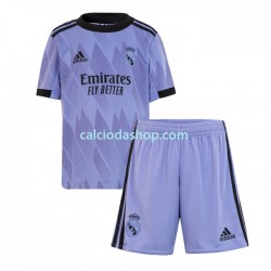 Maglia Real Madrid Gara Away Completo Bambino 2-13 Anni 2022-2023 MC