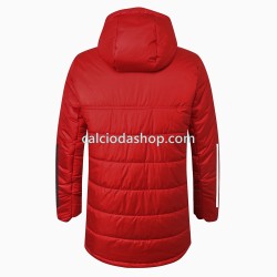 Sao Paulo Uomo Giacca con Cappuccio Fleece Rosso