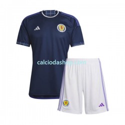 Maglia Scozia Gara Home Completo Bambino 2-13 Anni 2022-2023 MC