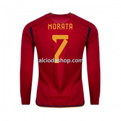 Maglia Spagna MORATA 7 Gara Home Uomo Mondiali 2022 ML