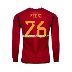 Maglia Spagna PEDRI 26 Gara Home Uomo Mondiali 2022 ML