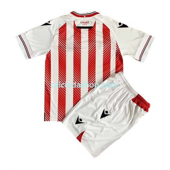 Maglia Stoke City Gara Home Completo Bambino 2-13 Anni 2022-2023 MC