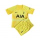 Maglia Portiere Tottenham Hotspur Gara Home Completo Bambino 2-13 Anni 2022-2023 MC