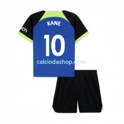 Maglia Tottenham Hotspur Harry Kane 10 Gara Away Completo Bambino 2-13 Anni 2022-2023 MC