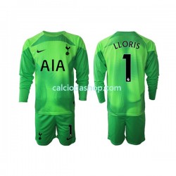 Maglia Portiere Tottenham Hotspur Hugo Lloris 1 Gara Away Completo Bambino 2-13 Anni 2022-2023 ML