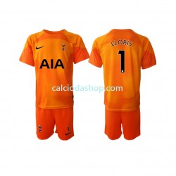 Maglia Portiere Tottenham Hotspur Hugo Lloris 1 Gara Terza Completo Bambino 2-13 Anni 2022-2023 MC