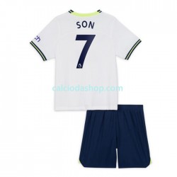 Maglia Tottenham Hotspur Son Heung-min 7 Gara Home Completo Bambino 2-13 Anni 2022-2023 MC