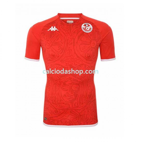 Maglia Tunisia Gara Home Uomo Mondiali 2022 MC