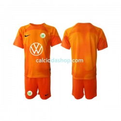 Maglia Portiere VfL Wolfsburg Gara Terza Completo Bambino 2-13 Anni 2022-2023 MC