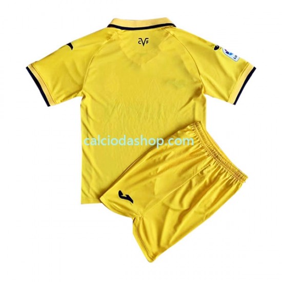 Maglia Villarreal CF Gara Home Completo Bambino 2-13 Anni 2022-2023 MC