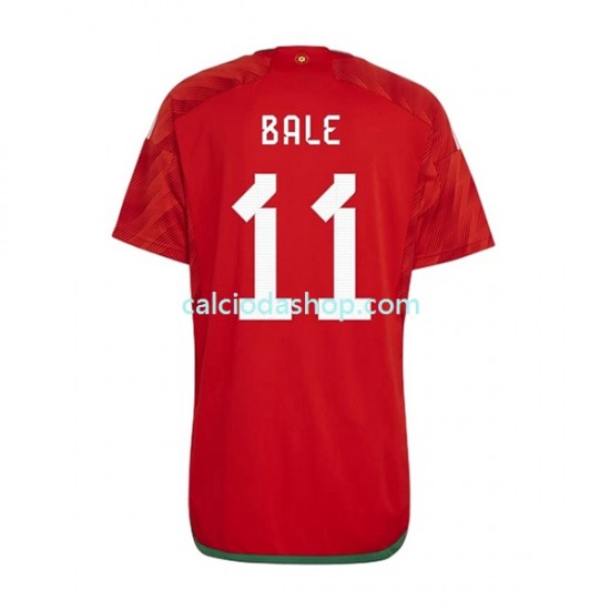 Maglia Galles Bale 11 Gara Home Uomo Mondiali 2022 MC