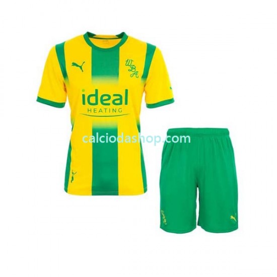 Maglia West Bromwich Albion Gara Away Completo Bambino 2-13 Anni 2022-2023 MC