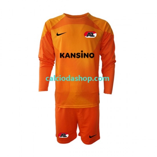 Maglia Portiere AZ Alkmaar Gara Terza Completo Bambino 2-13 Anni 2022-2023 ML