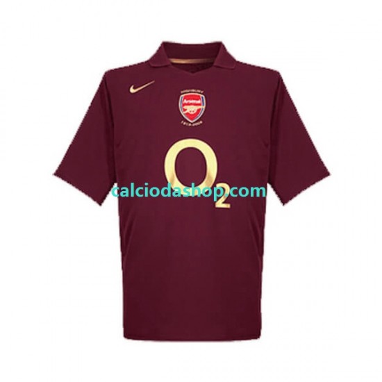 Maglia Arsenal 2005 Retro Gara Home Uomo MC