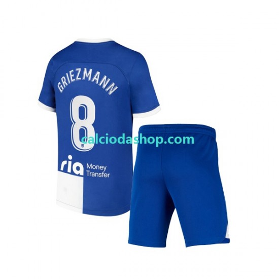 Maglia Atlético Madrid Griezmann 8 120 Anniversary Gara Home Completo Bambino 2-13 Anni 2022-2023 MC