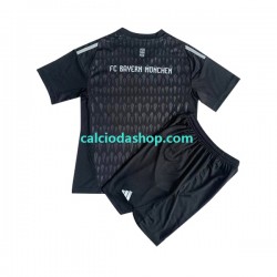 Maglia Portiere FC Bayern München Gara Home Completo Bambino 2-13 Anni 2023-2024 MC