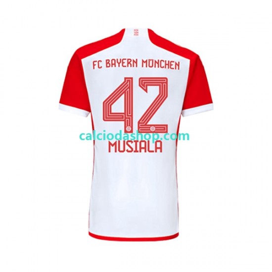 Maglia FC Bayern München Jamal Musiala 42 Gara Home Uomo 2023-2024 MC