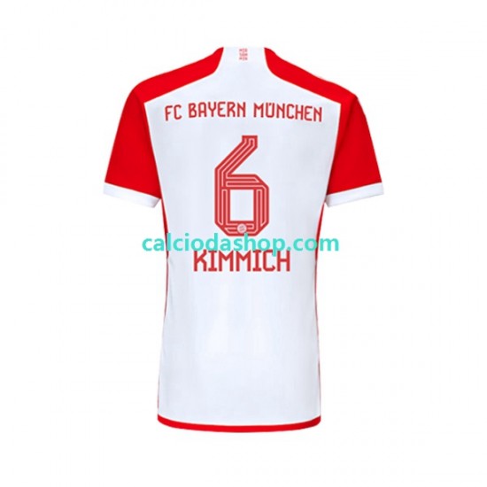 Maglia FC Bayern München Joshua Kimmich 6 Gara Home Uomo 2023-2024 MC