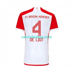 Maglia FC Bayern München Matthijs de Ligt 4 Gara Home Uomo 2023-2024 MC