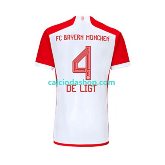 Maglia FC Bayern München Matthijs de Ligt 4 Gara Home Uomo 2023-2024 MC