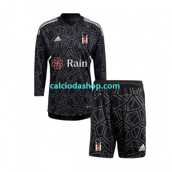 Maglia Portiere Besiktas Gara Away Completo Bambino 2-13 Anni 2022-2023 ML