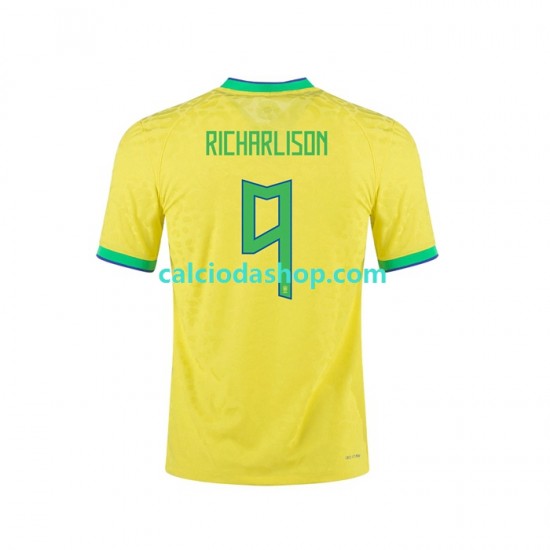 Maglia Brasile RICHARLISON 9 Gara Home Uomo 2022 MC