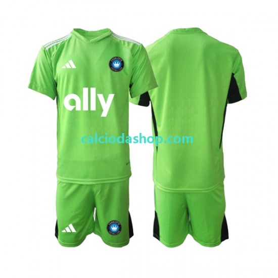 Maglia Portiere Charlotte FC Gara Home Completo Bambino 2-13 Anni 2023-2024 MC