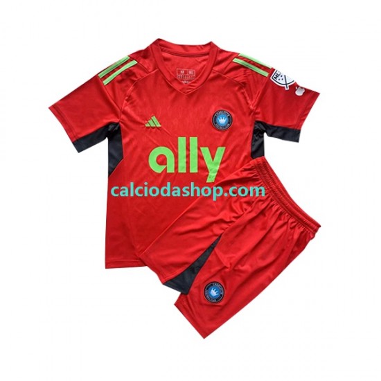 Maglia Portiere Charlotte FC Gara Terza Completo Bambino 2-13 Anni 2023 MC