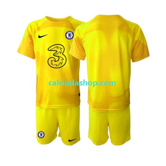 Maglia Portiere Chelsea Gara Away Completo Bambino 2-13 Anni 2022-2023 MC