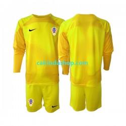 Maglia Portiere Croazia Gara Home Completo Bambino 2-13 Anni Mondiali 2022 ML