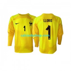 Maglia Portiere Francia Hugo Lloris 1 Gara Terza Uomo Mondiali 2022 ML