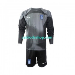 Maglia Portiere Grecia Gara Away Completo Bambino 2-13 Anni 2022-2023 ML